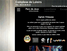 Tablet Screenshot of captain-frimousse.com
